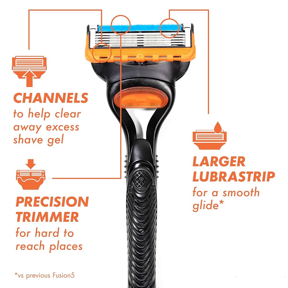 Amazon.com: Gillette Fusion5 Razor Refills for Men, 8 Razor